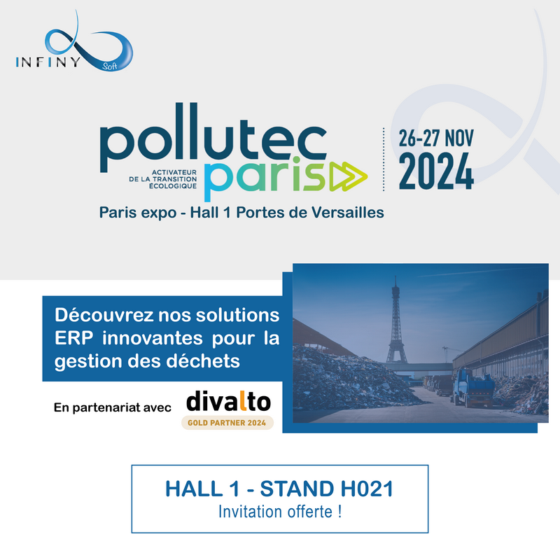 Stand InfinySoft salon Pollutec Paris 2024